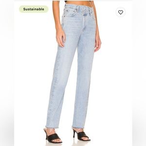 Agolde criss cross straight jeans size 29